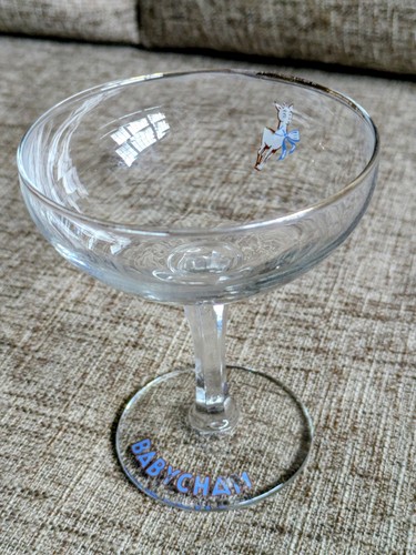 Vintage gold rimmed babycham - vintage,