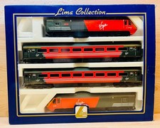 Lima 'OO' Gauge L149916  Virgin Class 43 Storm Force HST 4 Car Train Pack Boxed.