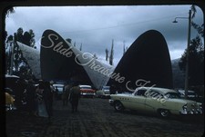 Los Manantiales Restaurant Mexico City Cars 35mm Slide 1950s Red Kodachrome