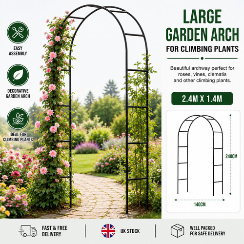 Garden arch 1 - 2.4m, metal