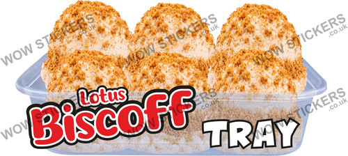Ice cream van sticker biscoff - sticker,