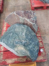 2 Large Granite Garden Rocks