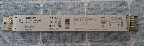 Tridonic 185 218 2x58w - 185, t8