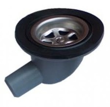 Medium Angled Waste- Caravan & Motorhome Sink/Shower Tray Waste 1.1/4" - 3/4"