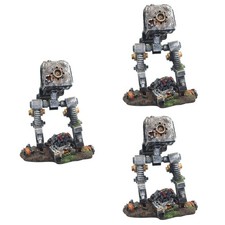  3 Pcs Fish and Shrimp Cave Aquarium Resin Decor Tank Landscaping Decoration