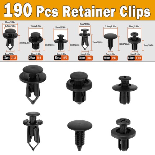190pcs car body plastic - 190pcs,
