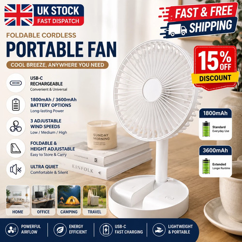 Ezcool cordless fan 2026 - ezcool, new
