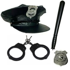 Police Fancy Dress Costume Set