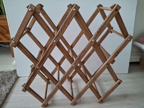 Vintage wooden wine rack - wooden,