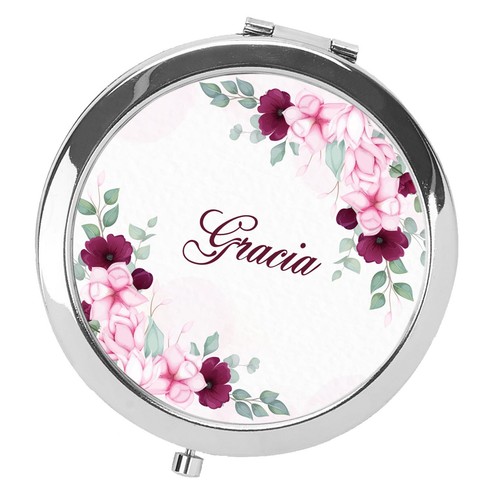 Personalised compact mirror - personalised,
