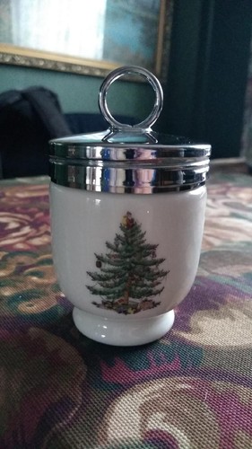 Spode christmas tree rare egg - christmas,