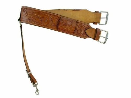 Western leather rear cinch - rear,