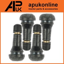 4x Tubeless Tyre Schrader Valve TR413 35mm for Fendt JCB Backhoe Digger Fastrac