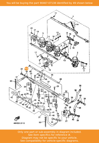Yamaha clip 90467 07138 oem - clip,,