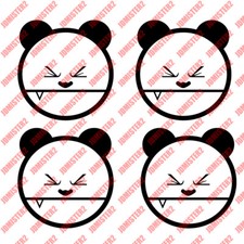 JDM Panda Vinyl Sticker JDM