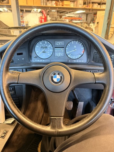 Bmw leather steering wheel e28 - wheel,