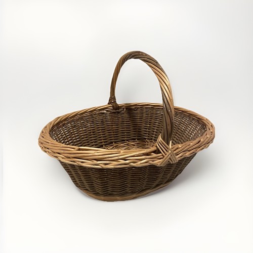 Vintage wicker shopping basket - vintage,