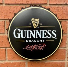 GUINNESS DRAUGHT METAL BOTTLE
