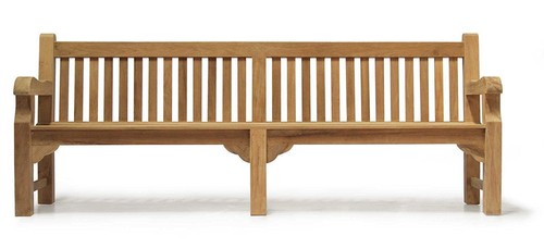 Teak seater bench - 4,