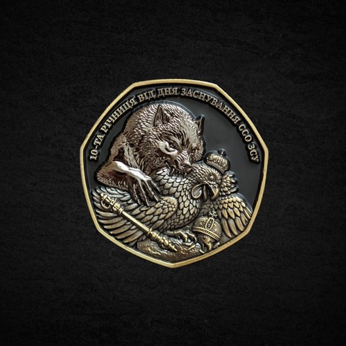 Ukrainian challenge coin - coin, 10th