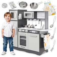 Play Kitchen with LED Lightning System, Play Kitchen Accessories