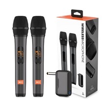 JBL Wireless Microphone System Set - 2 Pack for Karaoke Singing Cordless Mic New