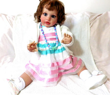 Beautiful little reborn girl doll by Pippa.