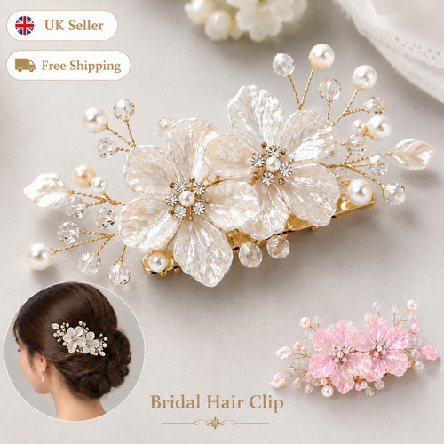 Bridal hair comb - bridal,