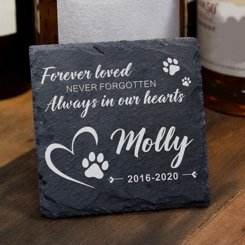 Personalised slate pet - personalised,