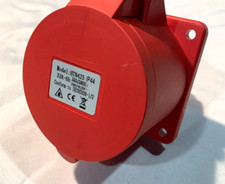 32A 3 Phase Panel Socket 5 Pin