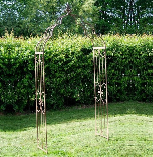 Vintage metal garden - garden, rose