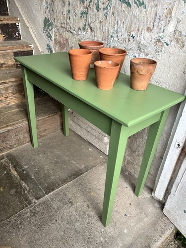 Green painted pine edwardian - green,