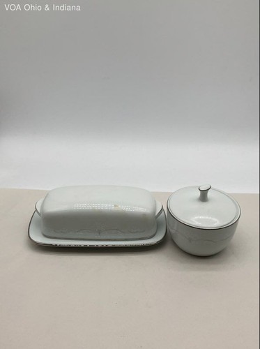 Noritake porcelain butter dish - noritake,