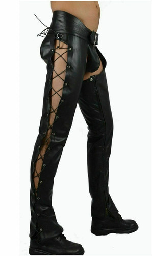 Men black real leather heavy - men's,