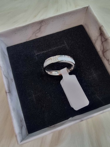 Modern silver rectangle inlay - modern,
