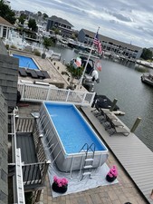 Intex 16 Foot x 42 Inch Prism Frame Rectangular Above Ground Swimming Pool Set