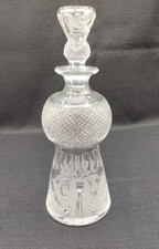 Edinburgh Crystal Thistle Pattern Decanter (R) Earlier hand cut design piece