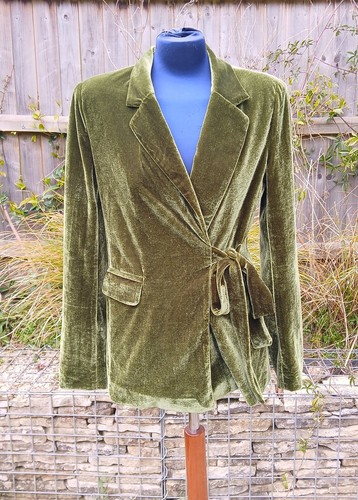 Green glossy velvet - glossy,