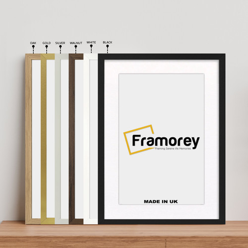 Thin photo frame black - photo, poster