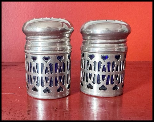 Vintage silver plated filigree - silver,