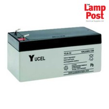 Yucel Y2.8-12V - 12v 2.8Ah 12 volt 2.8Ah SLA Burglar Intruder Fire Alarm Battery