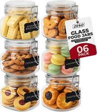 6 x 500ml CLIP TOP GLASS