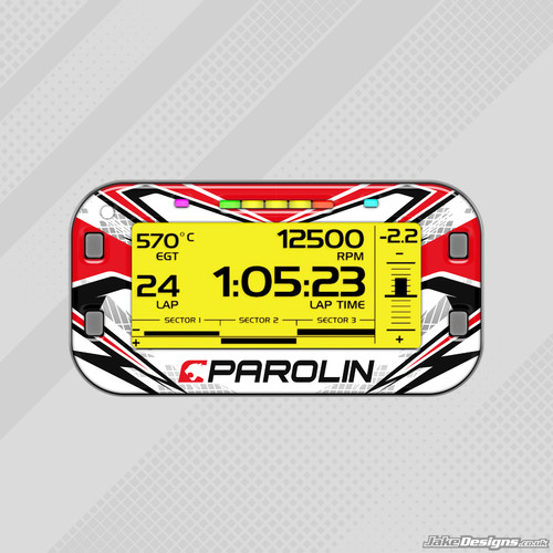 Parolin style gel sticker - sticker, for