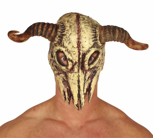 Animal ram skull mask - skull,