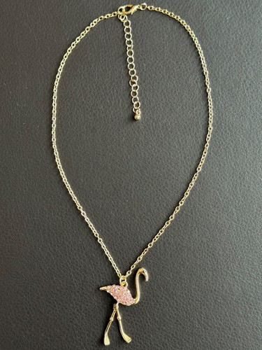 Pink crystal flamingo moving - pink,