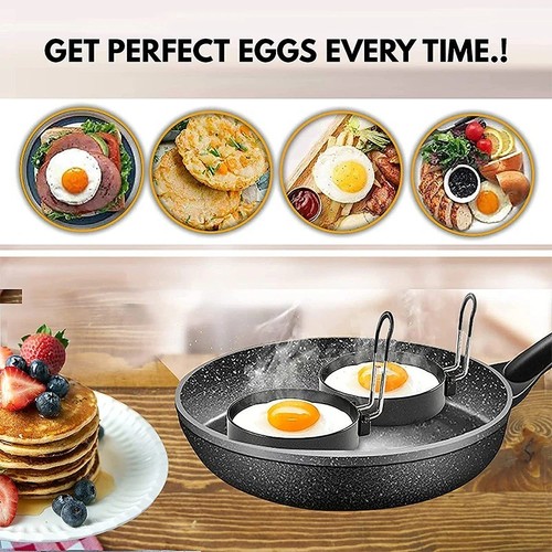 Stainless steel egg ring - steel,
