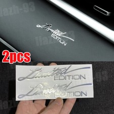 2pcs Chrome Limited Edition