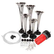 12V Voiture 5 Trompes Klaxon La Cucaracha Avertisseur Pneumatique Air Horn 125DB