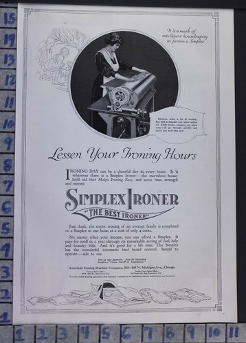 1919 simplex ironer mangle - 1919,