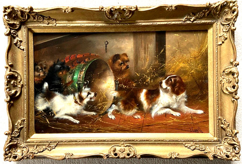 Frank cassell original oil - cassell,